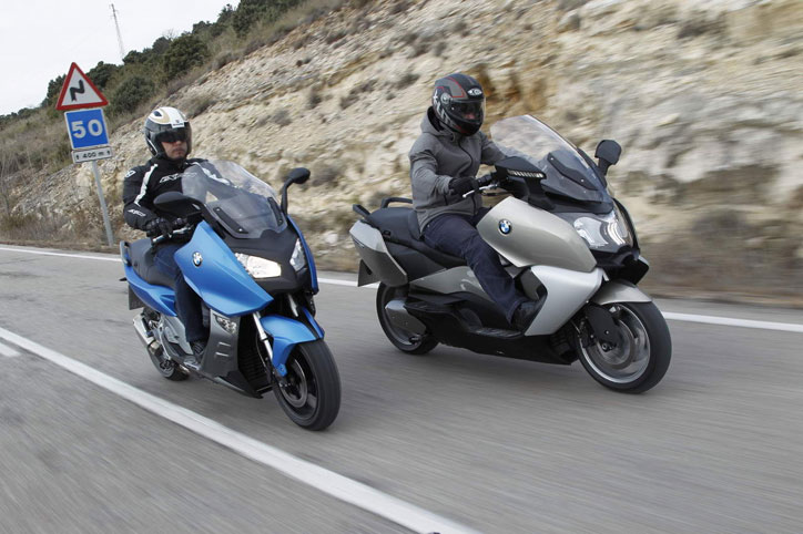 BMW c650 Sport без пластика