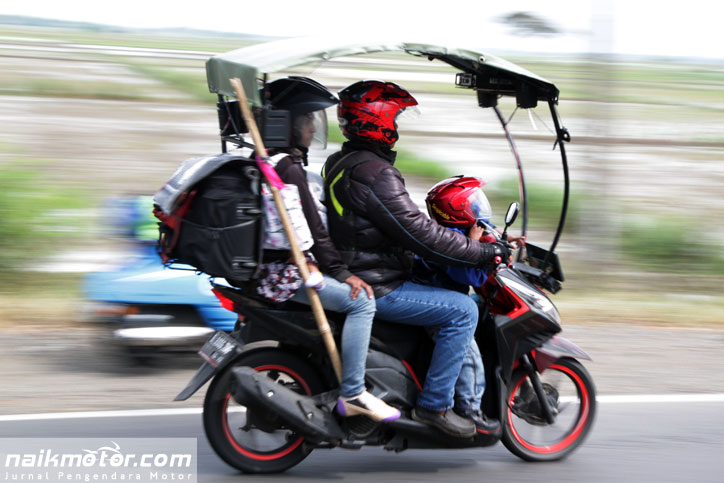 persiapan mudik naik motor