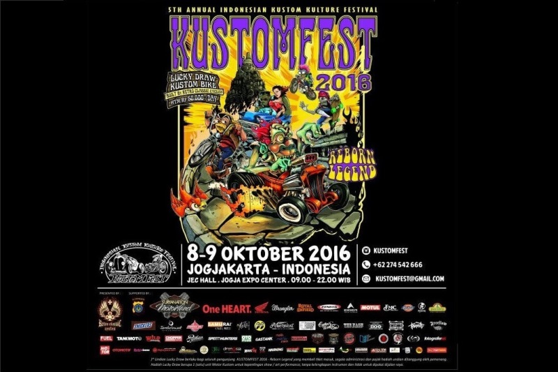 Kustomfest 2016 'Reborn Legend' Ajak Builder Senior Turun Gunung