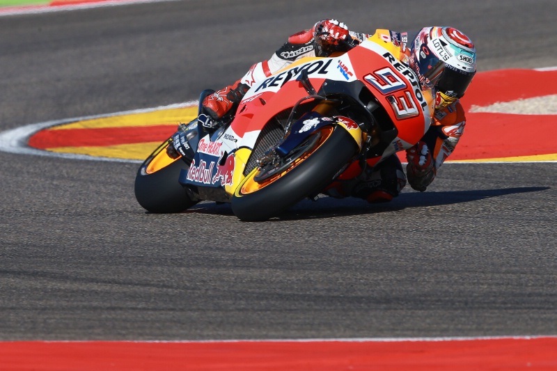 Hasil MotoGP Aragon: Marquez Juara, Duel Rossi-Lorenzo Sengit