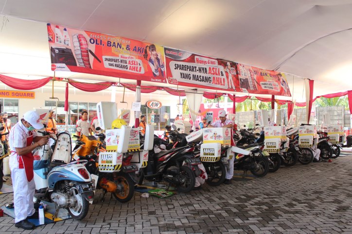 DAM Berikan Servis Motor Gratis