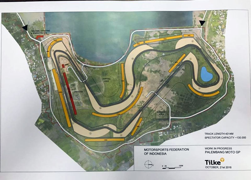 Layout Sirkuit Jakabaring