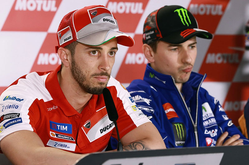 Jorge Lorenzo dan Andrea Dovizioso