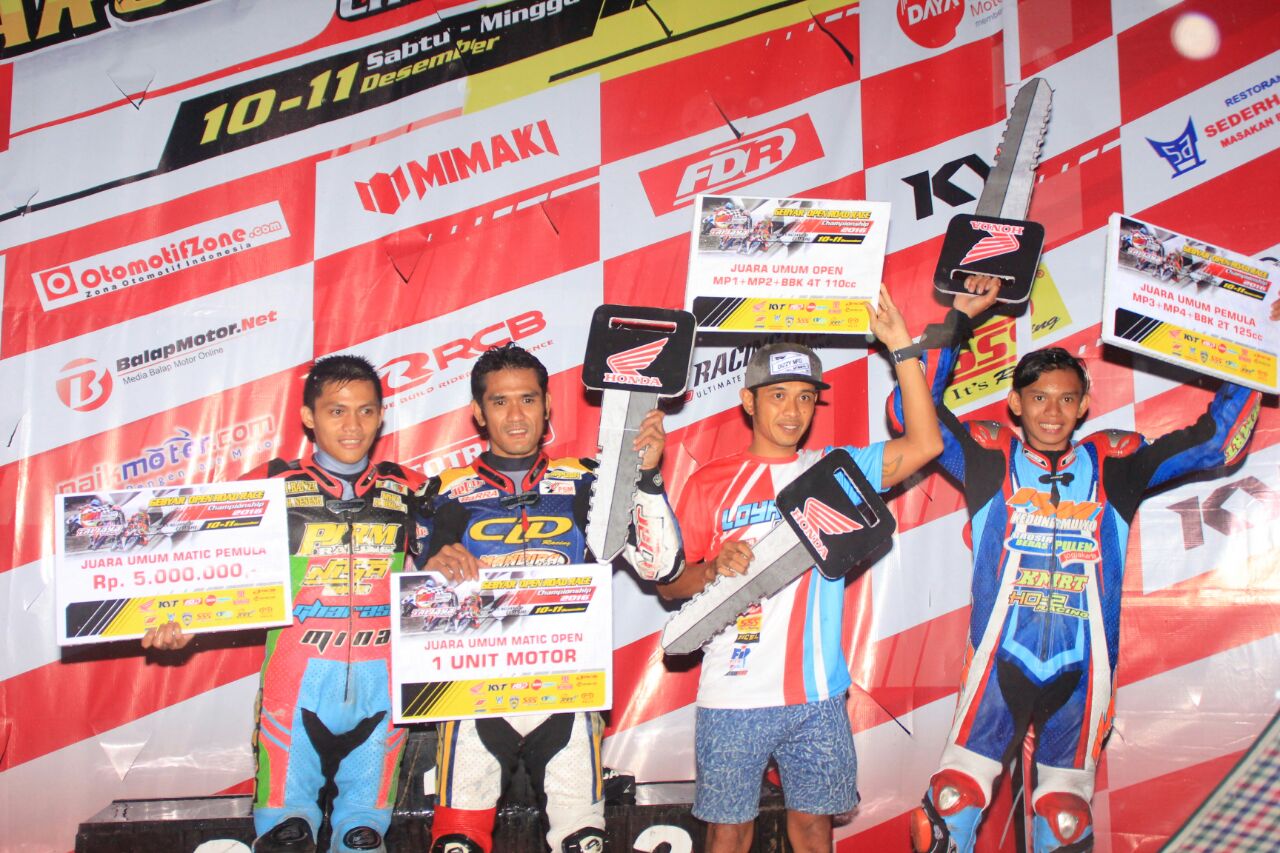 Hasil Gebyar Sumber Production Open Road Race Championship 2016 Cimahi