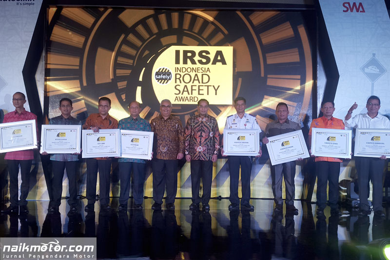 IRSA 2016 Anugerahi Kota dan Kabupaten Teraman Untuk Berkendara