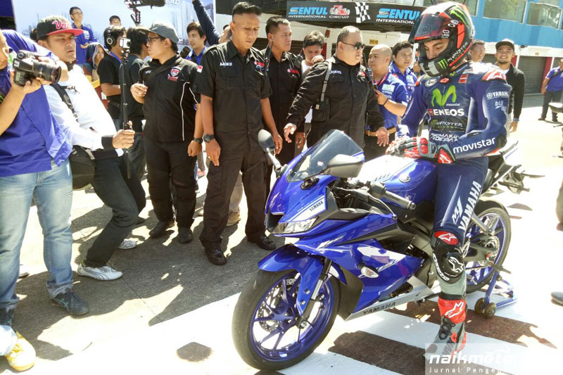 Vinales luncurkan All New Yamaha R15 di Sentul