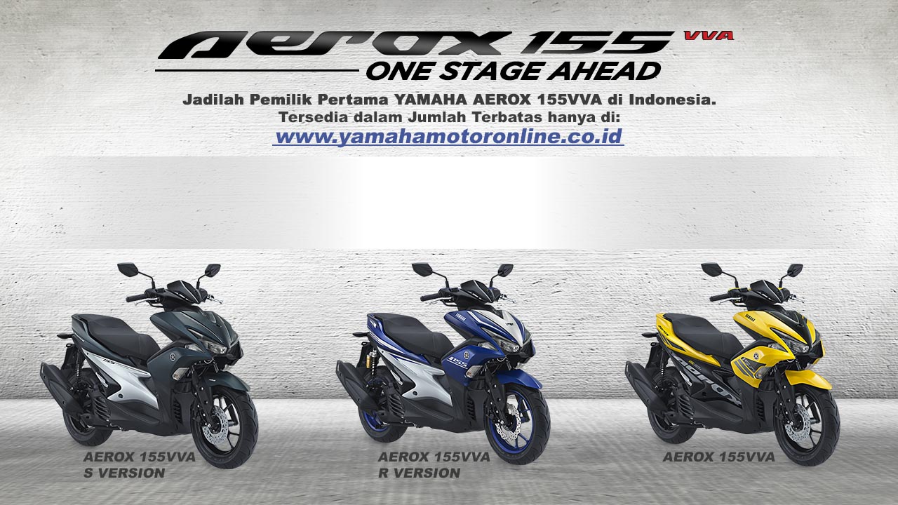 Booking online yamaha aerox155vva