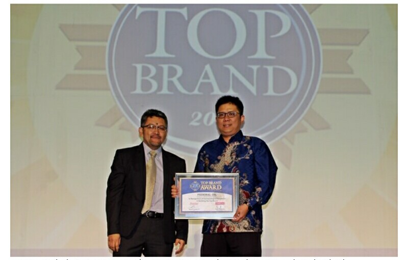 Rambah Pasar Eropa Federal Oil Raih Top Brand Award 2017