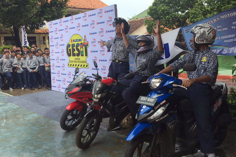 Suzuki Bekali Pelajar Menjadi Pengguna Jalan yang Pintar