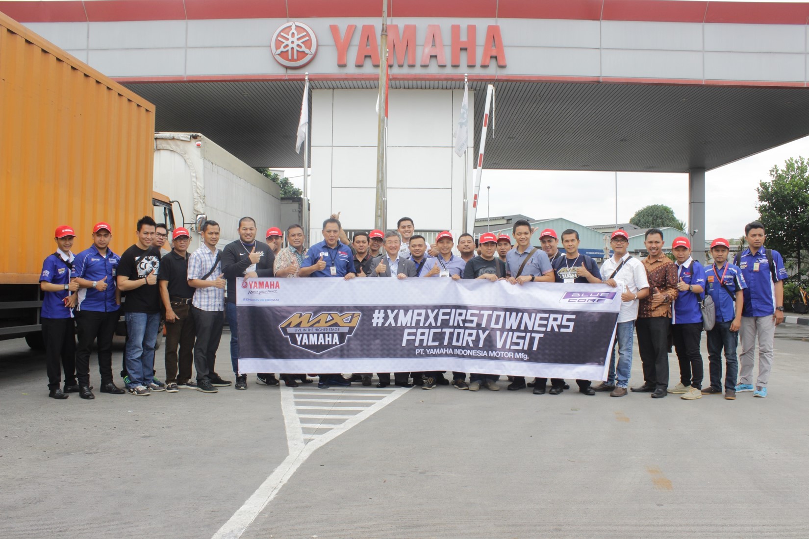 Para Penginden XMax Diundang dalam Yamaha Factory Visit