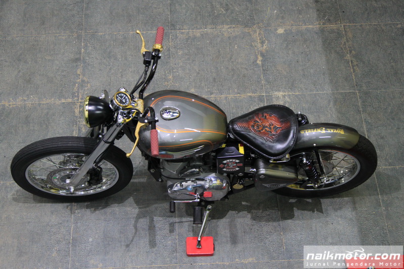 Modifikasi Royal Enfield Bullet 500 Japanese Chopper