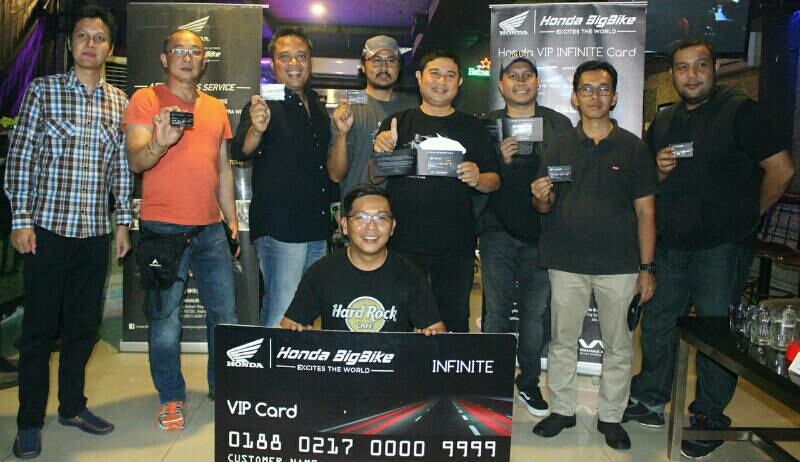 Honda VIP Infinite Card Untuk Pemilik Big Bike Honda