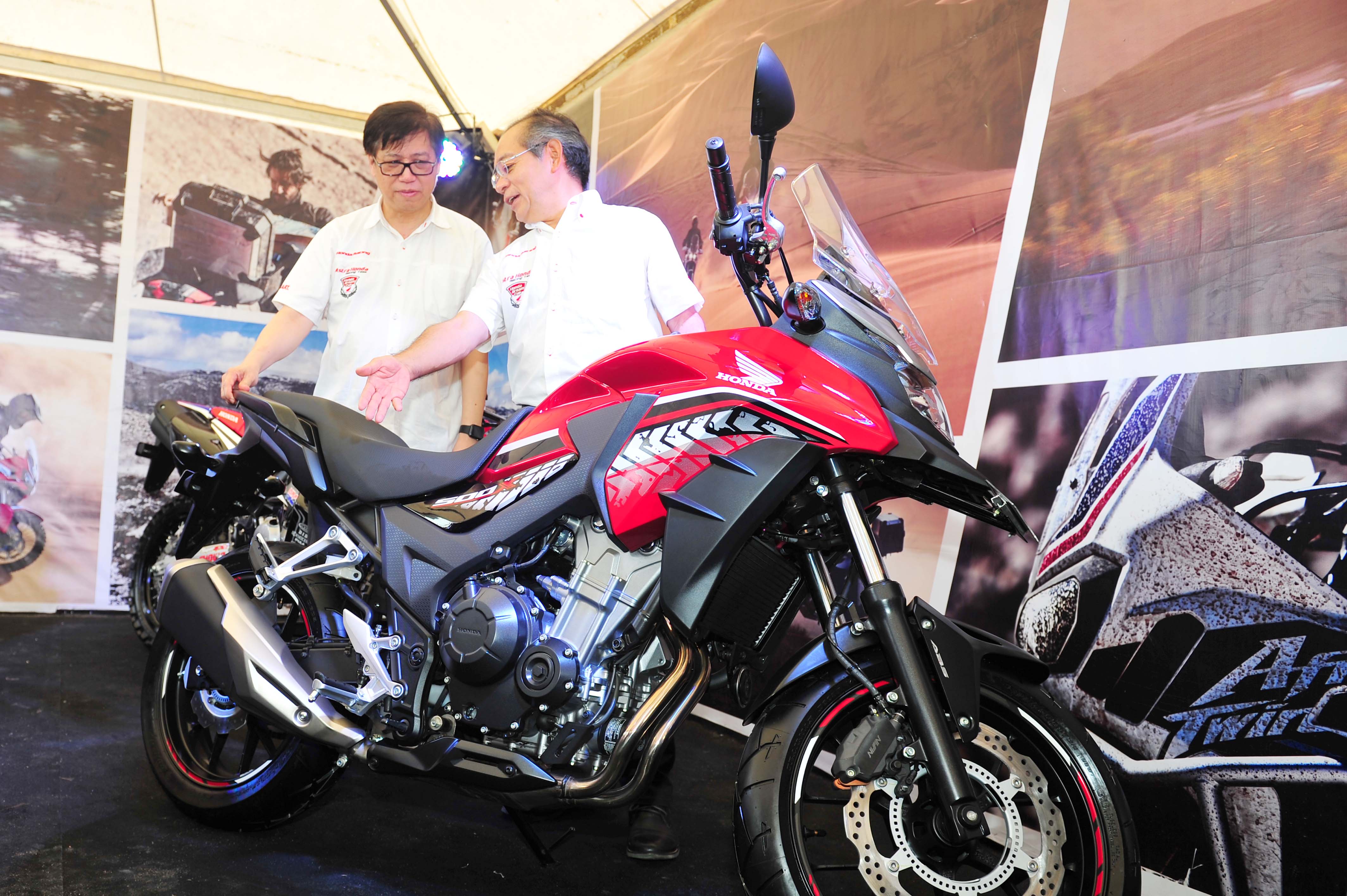 warna dan knalpot baru HOnda CB500X