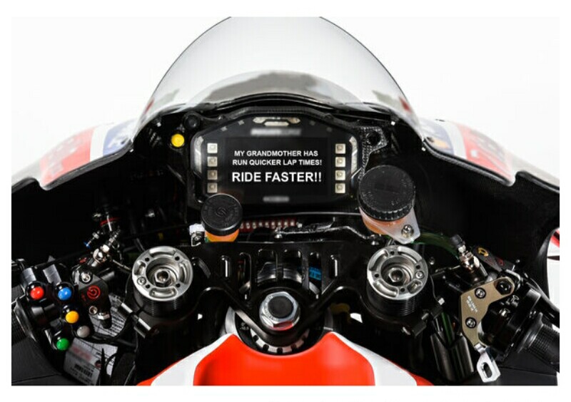 Dashboard Message di MotoGP Losail