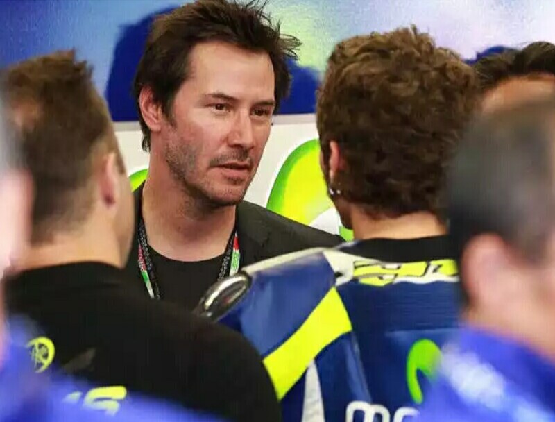 Keanu Reeves fasih bicara soal MotoGP 2017 dan Valentino Rossi