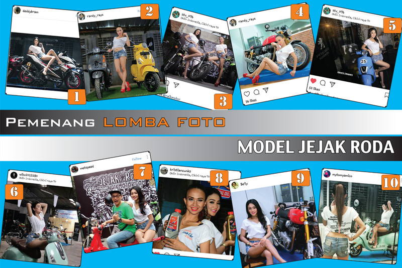 Inilah Pemenang Lomba Foto Model Cantik Jejak Roda