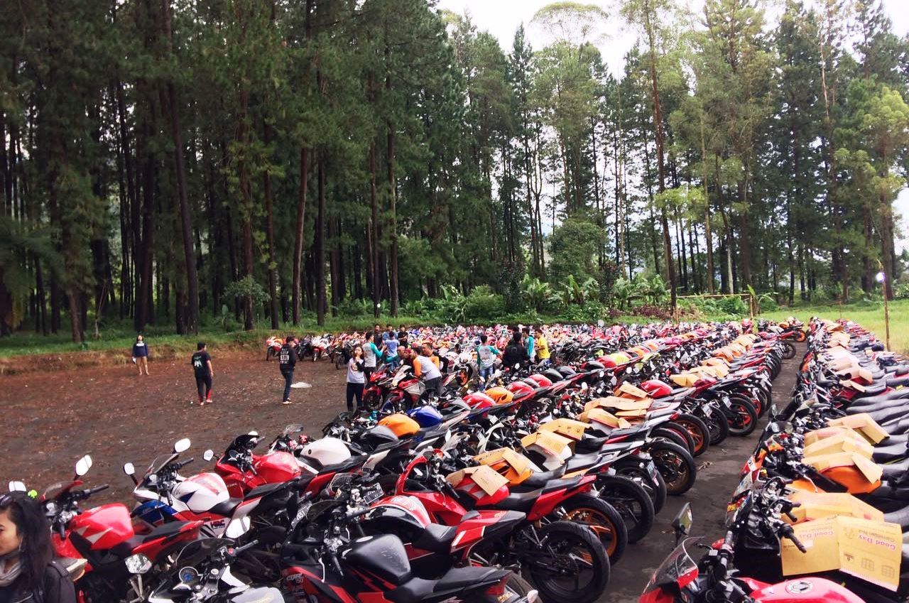 klub CBR se-Indonesia kemping di Majalengka