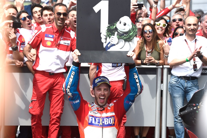 Dovizioso di MotoGP 2017 Mugello