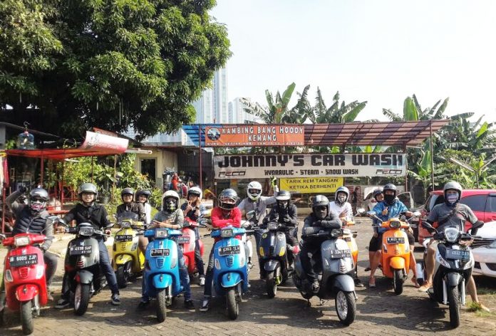 ulang tahun kedua Kemang Vespa