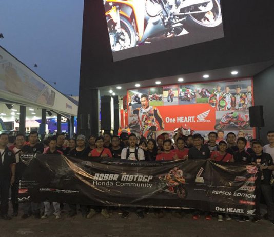 Wahana Giring Komunitas Honda Nikmati Serunya MotoGP di Jakarta Fair Komunitas Honda