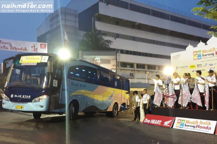 Mudik Balik Bareng Honda 2017 Berangkatkan 2.315 Orang