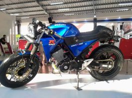 Parade Motor-motor Modifikasi Suzuki di Jakarta Fair 2017 Motor-Motor Modifikasi Suzuki