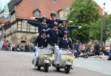 Serunya Vespa World Days 2017 Celle dalam Rekaman Galeri Foto Vespa World Days 2017