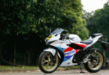 Intip Dua Motor Modifikasi Suzuki GSX 150 Series Beda Selera Busi racing