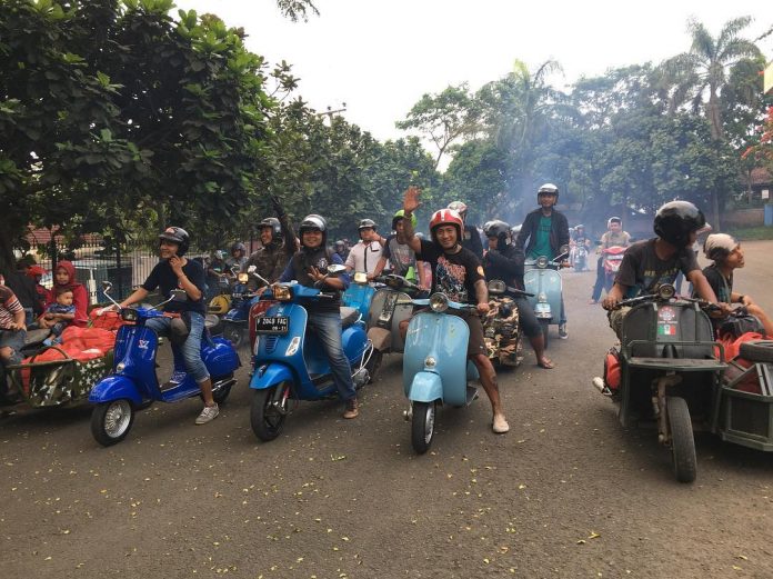 Vespa Lebak Bersatu Gelar Silahturahmi Ramadhan