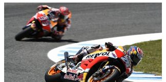 Uji sasis baru honda motogp