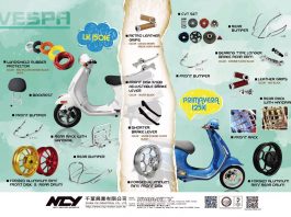 NCY Motorsports Taiwan Tawarkan Aksesori dan Part Aftermarket Vespa NCY Motorsports Taiwan
