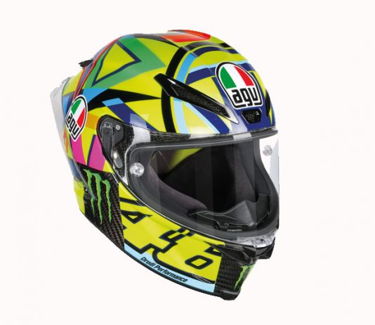 Helm AGV Pista GP-R Soleluna, Buat Penggemar Berat Valentino Rossi helm buat penggemar berat Valentino Rossi