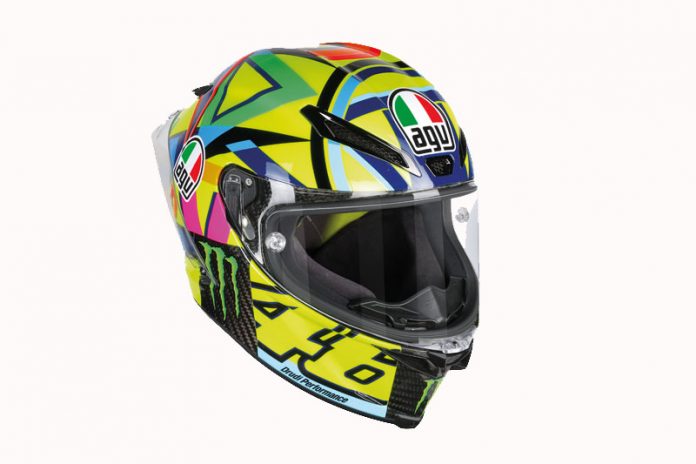 helm buat penggemar berat Valentino Rossi