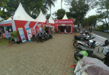 Berada di Jalur Mudik Strategis, Bale Santai Honda DAM Dinikmati Pemotor Bale santai honda dam