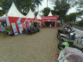 Berada di Jalur Mudik Strategis, Bale Santai Honda DAM Dinikmati Pemotor Bale santai honda dam