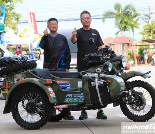 Modifikasi Ural Gear Up 2WD untuk Reli dari Jawara Balap Sidecar Jepang di AXCR Modifikasi Ural Gear Up