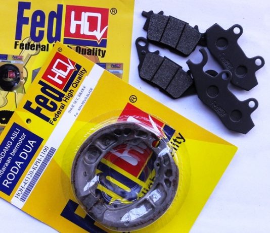 Harga Kampas Rem Fed HQ Berkawan dengan Pengguna Motor Harian Harga kampas rem Fed HQ
