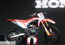 Sosok Honda CRF 150, Sang Penantang KLX Muncul di GIIAS 2017 Sosok Honda CRF 150
