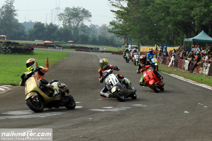 Bram Prasetya Alami Kendala Mesin di Kelas 4T Matic 220cc Open