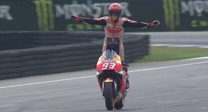 Marquez juara berkat pitstop lebih awal