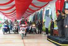 Pawai Vespa Hias Kutu Community Dilepas Wakapolda Sumatera Barat Pawai Vespa Hias Kutu Community Dilepas Wakapolda Sumatera Barat