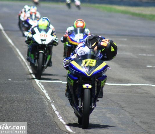 Richard Taroreh Pecahkan Rekor Best Lap Time 150cc Kejurnas IRS rider Yamaha siap mempertahankan dominasi