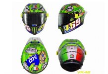 Rossi Berikan Helm MotoGP 2017 Mugello