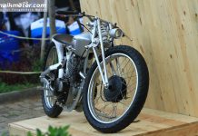 Motor Custom Suzuki Thunder 250 Boardtracker ‘Captain’ Insan Motor Motor Custom Suzuki Thunder 250 Broadtracker 'Captain' Insan Motor