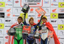 Wahyu Aji Podium 3, Richard Taroreh Kampiun di Race 2 UB150