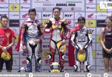 Hasil AP250 ARRC India Race 1, Koyama Juara, Galang Hendra Naik Podium AP250 ARRC India Race 1