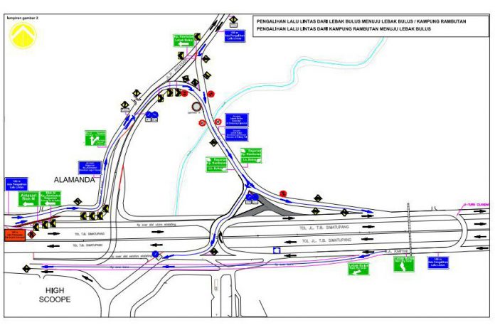 Hindari Jalan Pangeran Antasari dan TB Simatupang Mulai 23 September