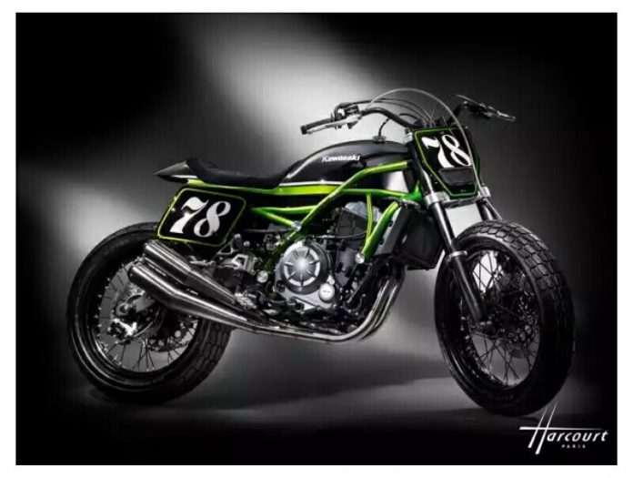 Motor Custom Kawasaki Z650 Tracker