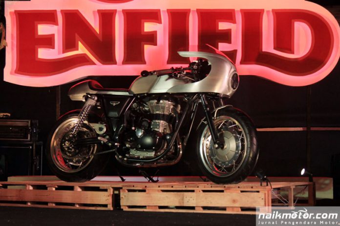 Silver Bullet, Motor Custom Cafe Racer Klasik Royal Enfield