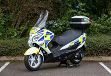 Ini Motor Patroli Polisi Suzuki Burgman Bertenaga Hidrogen Suzuki Burgman Bertenaga Hidrogen